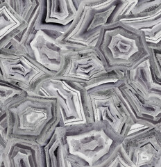 Seamless pattern with agate. Mineral stone watercolor print
