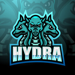 Hydra mascot esport logo design © frescostudio