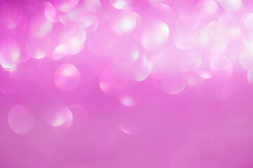 Abstract pink bokeh background. Ideal for the holiday, wedding, christmas and valentine's day. Copy space