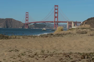 Crédence de cuisine en verre imprimé Plage de Baker, San Francisco Golden Gate Bridge San Francisco Baker Beach