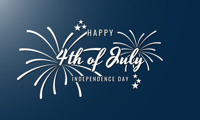 United States Independence Day Background. Fourth of July. - obrazy, fototapety, plakaty