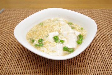 豆腐と溶き卵の甘煮