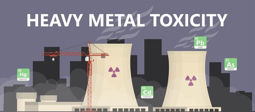 Heavy Metal Lead Iron toxic industry water air food based paint brain cancer kidney health human environmental contamination power plant risk danger fish Drink line test kids level lab poison waste