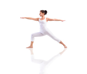 Girl is ready to pay with credit card on an online store