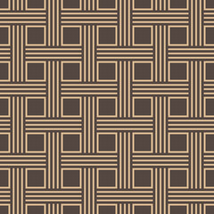 nahtlose Tapete, Hintergrund - Linien streifen an den Quadraten