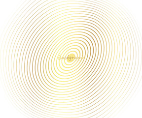 Gold luxurious circle pattern with golden wave lines over. Abstract background, vector illustration