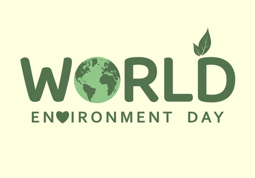 World Environment Day. Eco friendly design. Vector illustration.