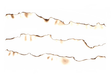 Set background with picture of line burned paper edges