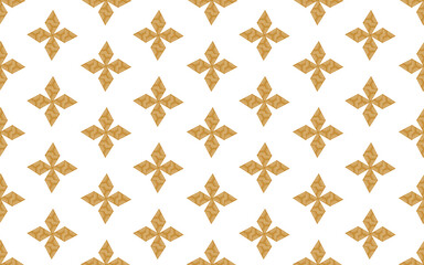 Modern style yellow geometric pattern design