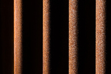 錆びたトタンの外壁