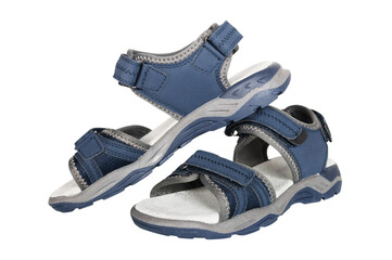 summer shoes for boy isolated on white