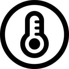 Obraz premium thermometer icon vector
