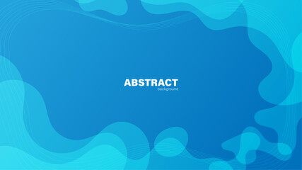 Abstract blue background and curve shape, background with copy space for design, vector.