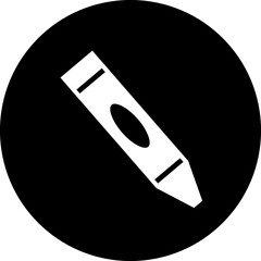 crayon icon vector