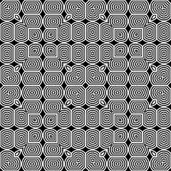 Design seamless monochrome pattern