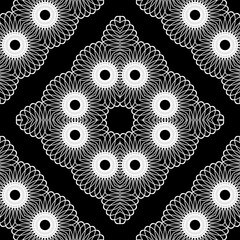 Design seamless decorative lacy pattern