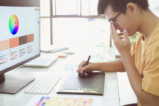 Developing programmer team typing source codes and Website design in oftware company office. Freelance Work, Web Design Business, and Web Development Concept.