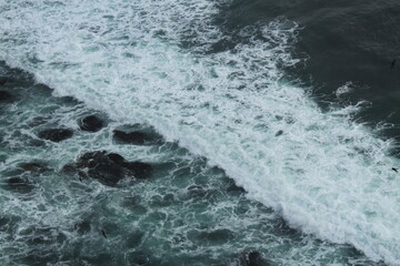 Fototapeta premium water flowing into the water