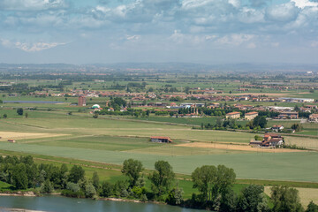 Paesaggio visto dall'alto - Ripresa aerea con Drone dji
