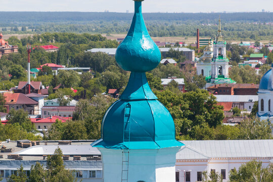 view of the church in Elabuga
