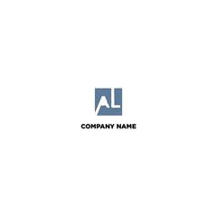 Obraz premium LOGO LETTER AL