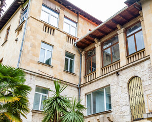 Sochi, Russia, Krasnodar Territory, resort, coast, shore, Black Sea, Black Sea, climate, tourism, tourist, city, urban, architecture, style, beautiful, attractive, interest, view, landscape, architect