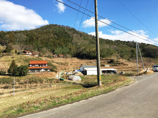 島根県益田市　田舎の風景