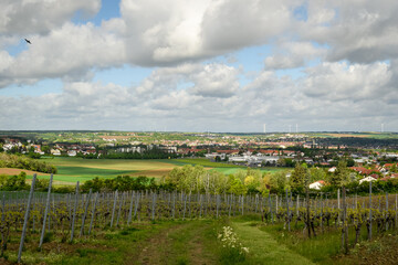 Fototapeta na wymiar panorama of the Siedlung /Kitzingen 