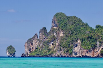 Exotic and tropical landscape. Phi Phi island, Thailand 