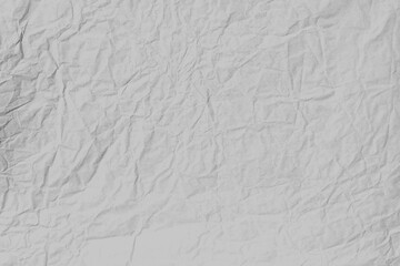 Grey crumpled paper surface texture