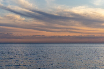 sunset sky with beautiful colors