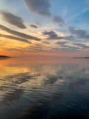 sunset sky with beautiful colors
