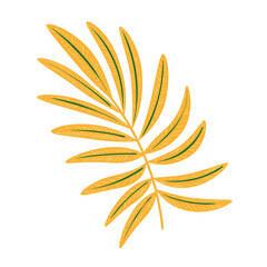 tropical yellow leaf