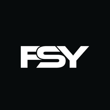 fsy letter logo design 