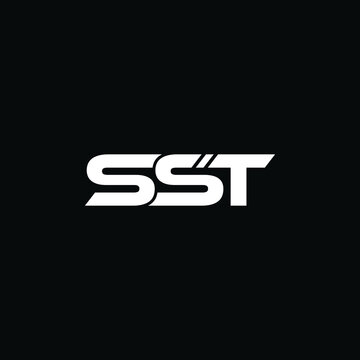 sst letter logo design 