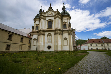 Fototapeta na wymiar Cistercian monastery Osek in the Usti nad Labem region