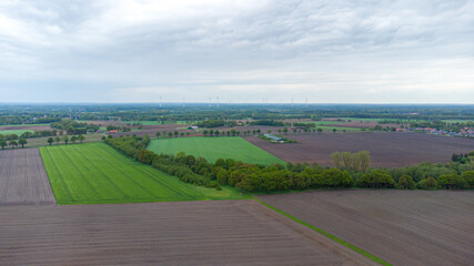 Landschaft Drohne von oben