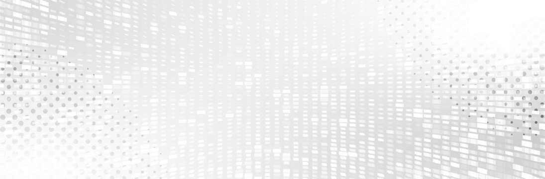 Abstract White Gray background. Halftone pattern. Neutral backdrop. Lecture, seminar, symposium, workshop, conference or briefing presentation template. White vector illustration