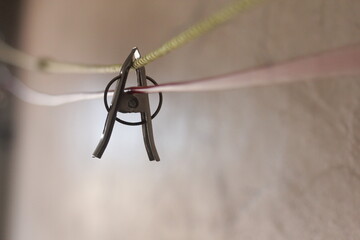 Clips on a Clothesline 1