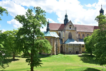 Fototapeta na wymiar Opactwo Cystersów w Lubiążu – cysterski zespół klasztorny w Lubiążu, jeden z największych zabytków tej klasy w Europie, będący jednocześnie największym opactwem cysterskim na świecie