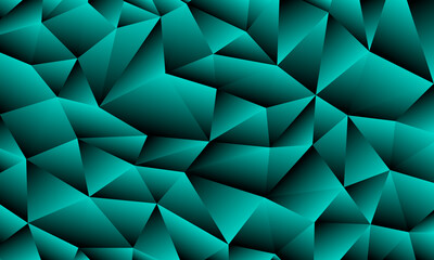 Low poly abstract dark blue background