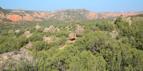 Palo Duro Canyon State Park in Texas, USA