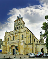 Saint Seurin Basilica of Bordeaux. The Church, as part of the Pilgrim's Road to Santiago de...