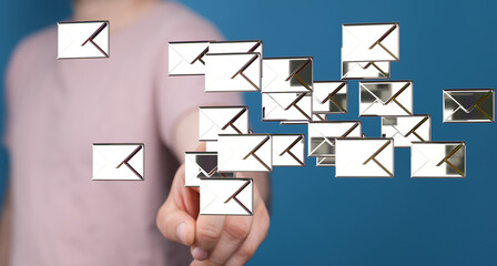 Email Inbox Electronic Communication Graphics Concept