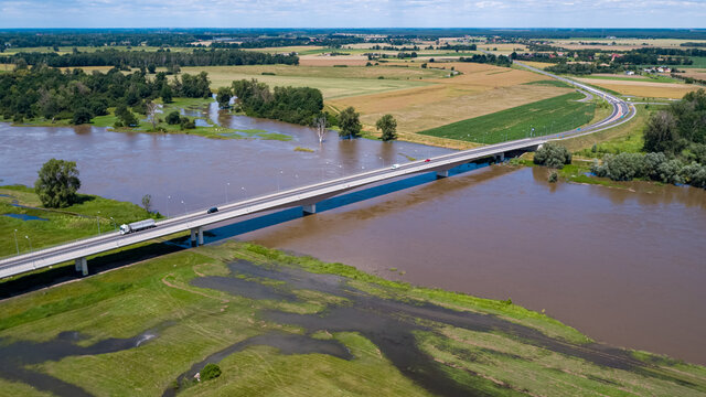 Ciechanów - Floded bridge
