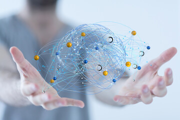 organization chart team concept networking business