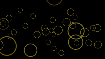 金色の円形の背景素材	