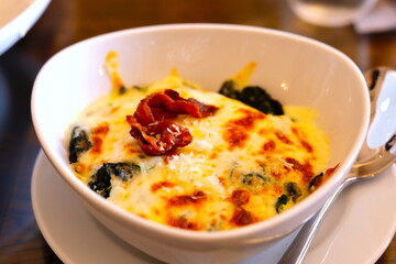 Baked Spinach with Cheese