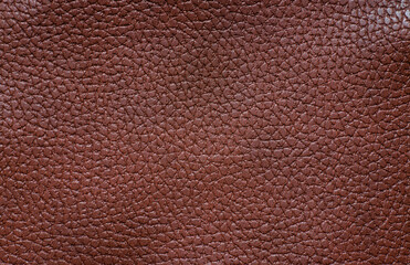 Photo of the texture of brown soft leather for making things