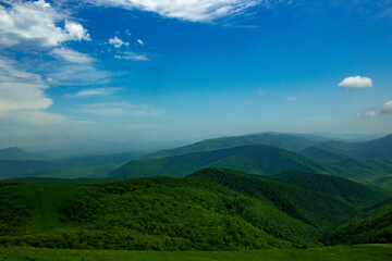 Fototapeta na wymiar landscape with mountains and sky